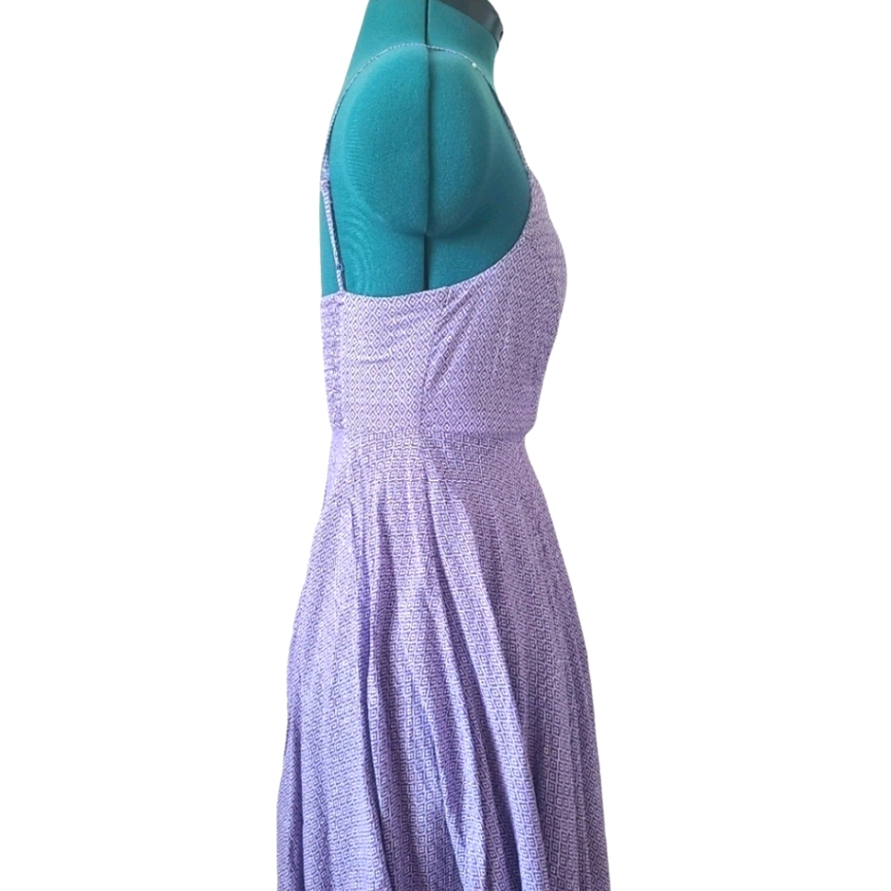 Lilac spaghetti strap above the knee dress XS - Picture 2 of 8